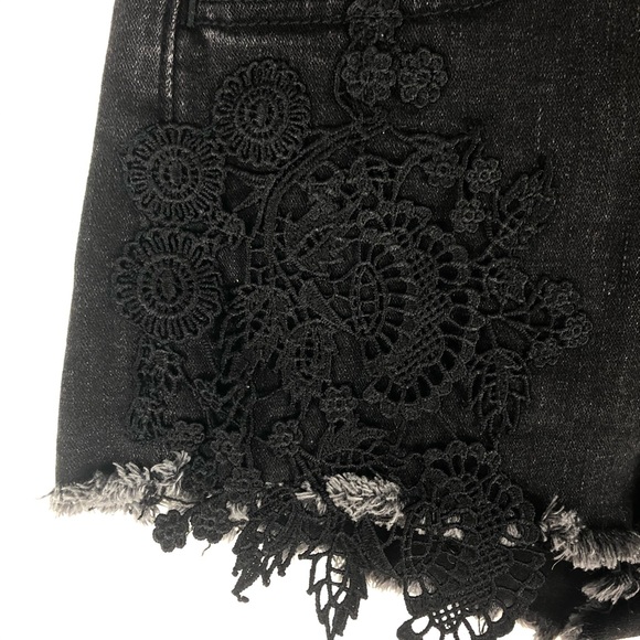 American eagle hi-rise shortie denim shorts 0225 - Picture 3 of 13